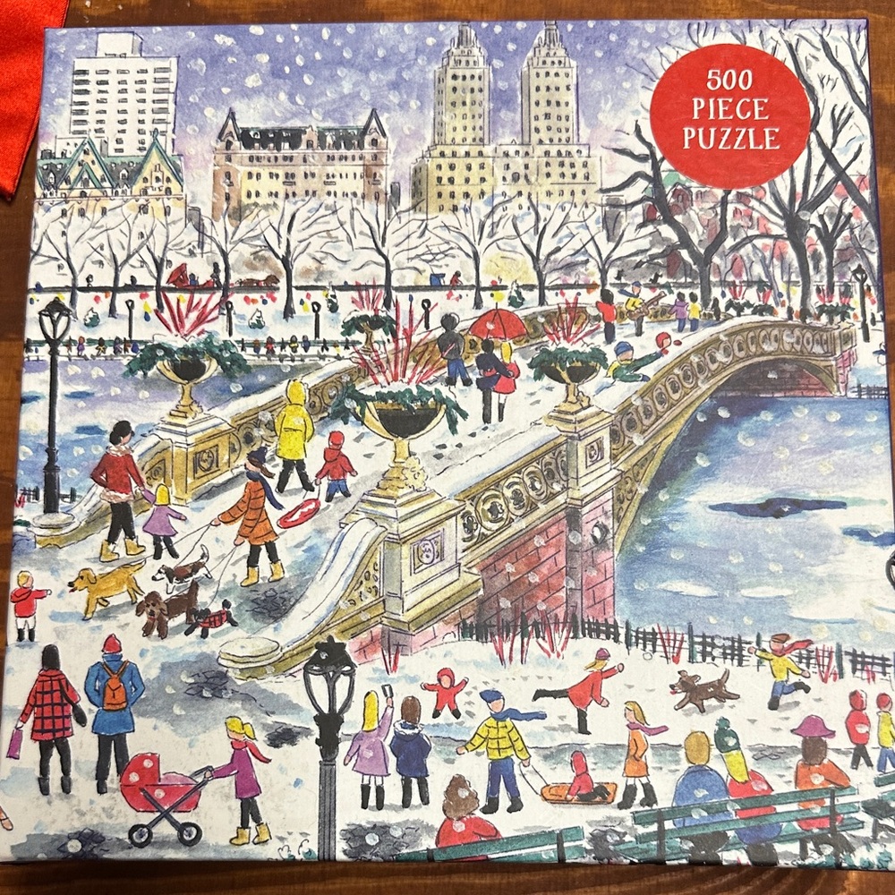 Winter Cityscape 500 Piece Puzzle